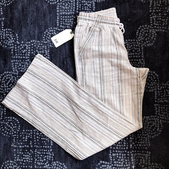 LAST ONE‼️S/M Tassel Beige Blue Wide Leg Pants!  - Picture 7 of 8